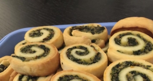 Spinach and Mushroom Pinwheels