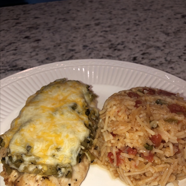 Green Chili and Cheese Chicken