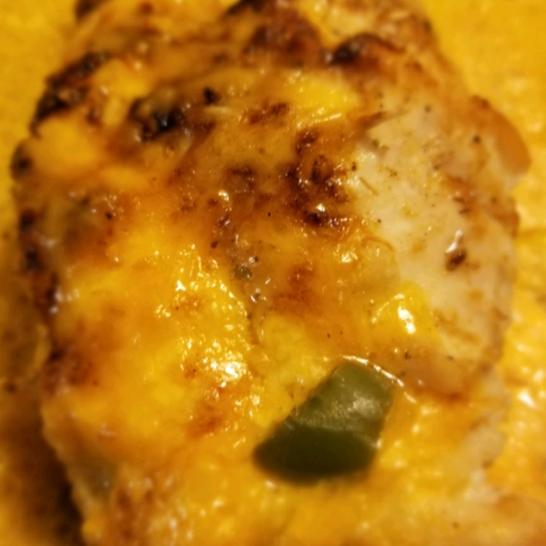 Green Chili and Cheese Chicken