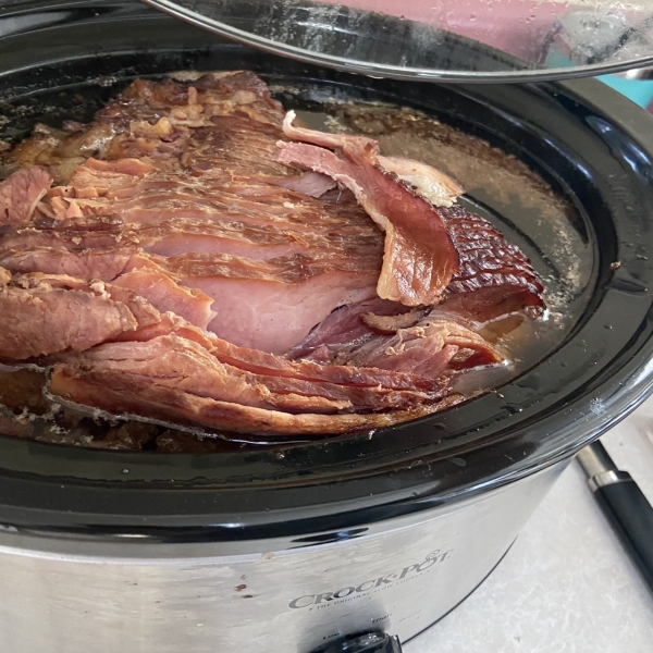 Easy Slow Cooker Ham