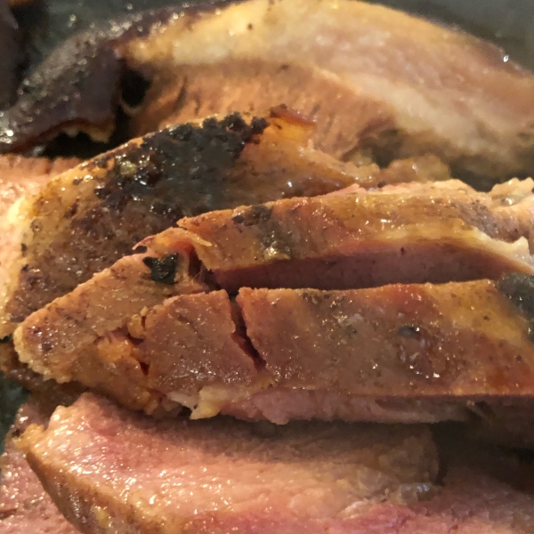 Easy Slow Cooker Ham