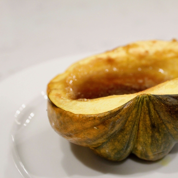 Roasted Acorn Squash with Brown Sugar