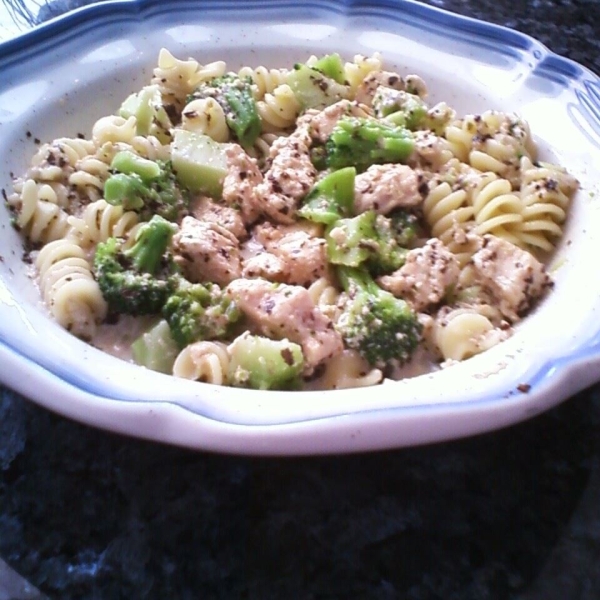 Basil Chicken and Pasta