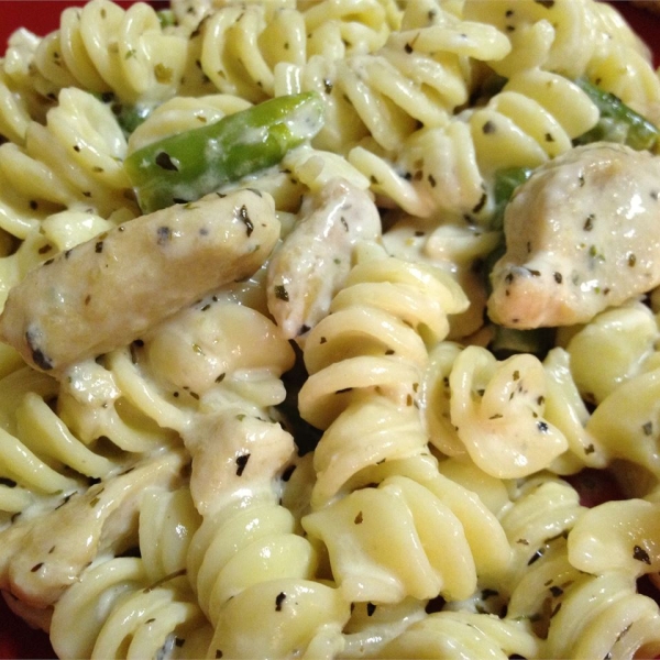 Basil Chicken and Pasta