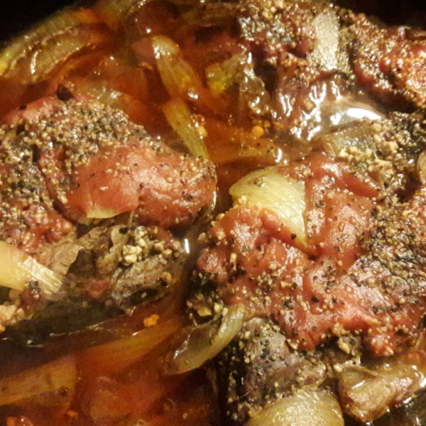 Slow Cooker Balsamic Beef and Onions