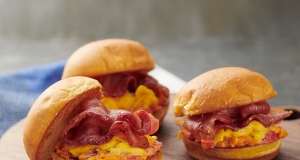 Bacon, Egg, and Pimento Cheese Breakfast Sliders