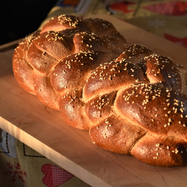 Honey Whole Wheat Challah