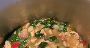 Chicken, Spinach, and Potato Soup