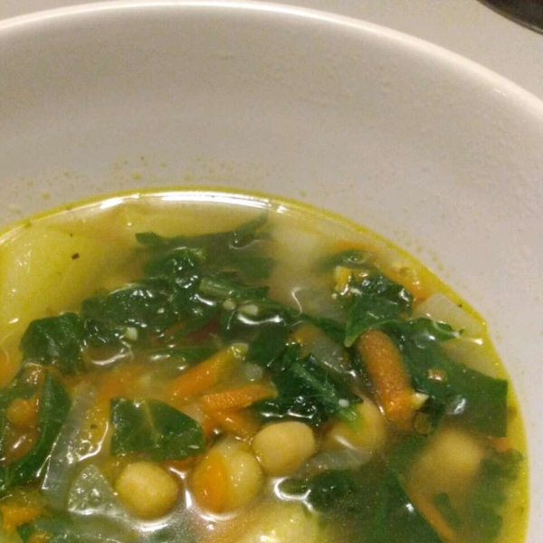 Chicken, Spinach, and Potato Soup