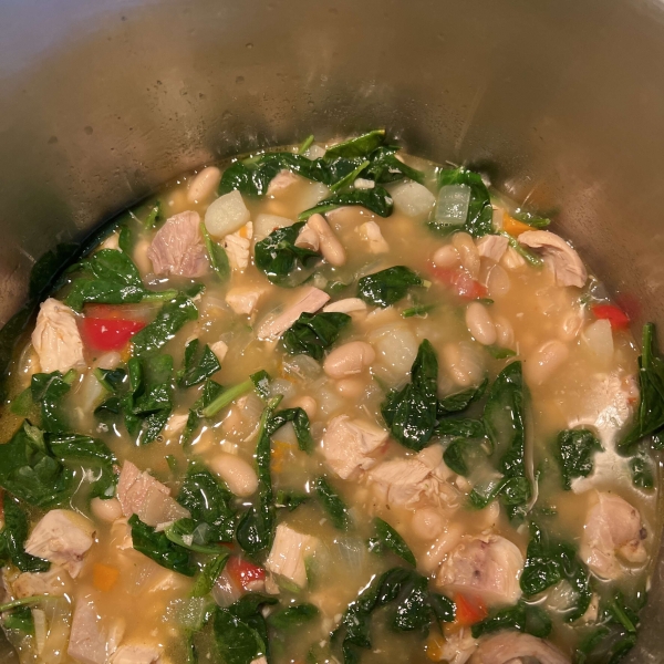 Chicken, Spinach, and Potato Soup