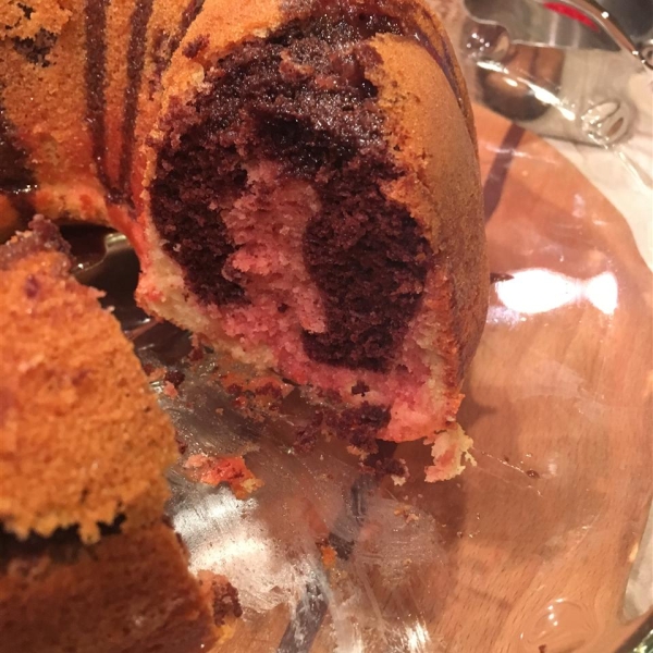 Neapolitan Bundt Cake