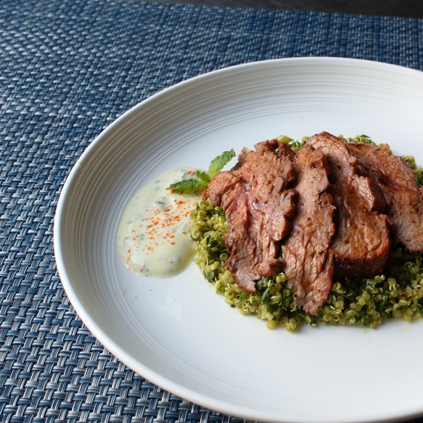 Grilled Pastrami-Spiced Lamb Top Sirloin