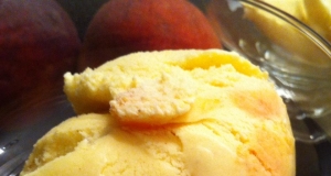 Spiced Ginger-Peach Ice Cream