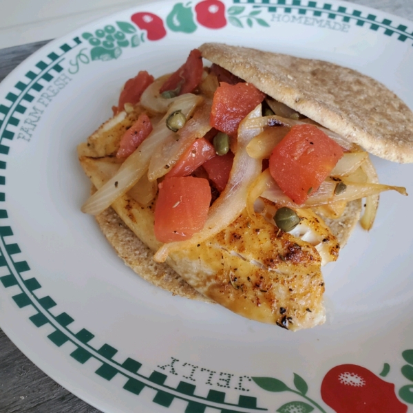 Baked Tilapia Sandwiches