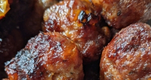 Scrumptious Sausage and Raisin Appetizer Balls