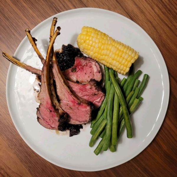Rack of Lamb with Blueberry Sauce recipe Easy Cook Find