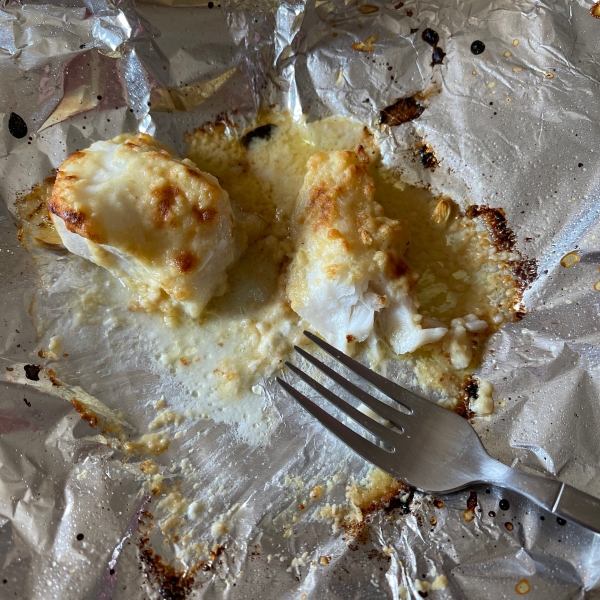 Garlic Parmesan Orange Roughy