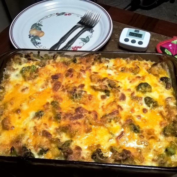 Silver's Savory Chicken and Broccoli Casserole