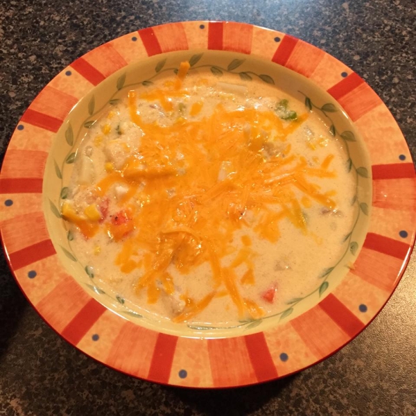 Cheesy Catfish Chowder