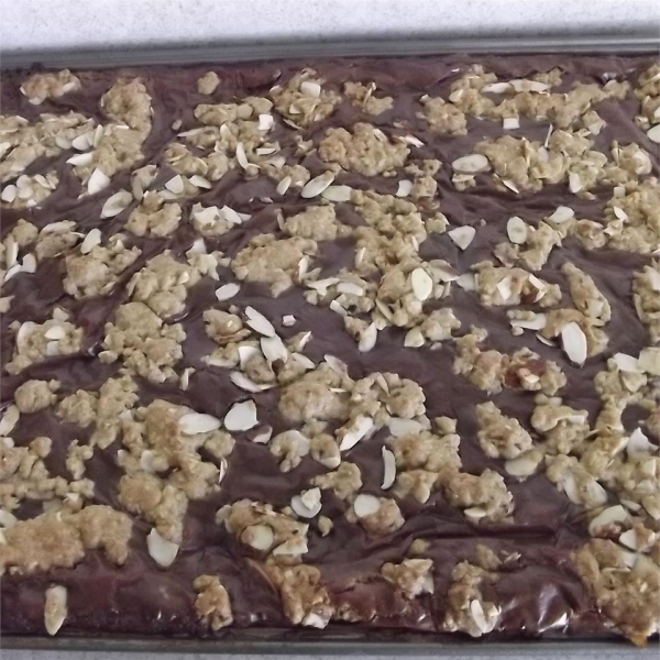 Fudge Nut Oatmeal Bars