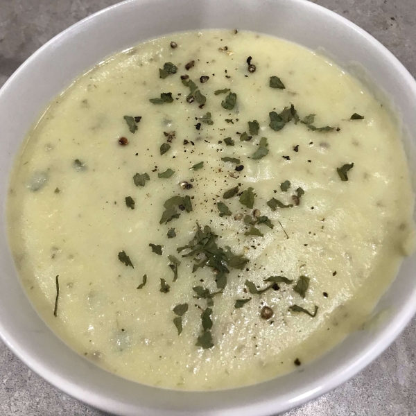 Winter Leek and Potato Soup