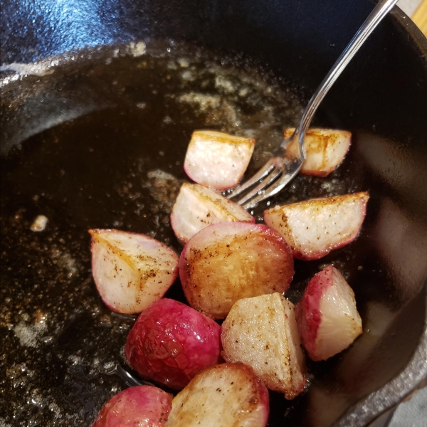 Sauteed Radishes