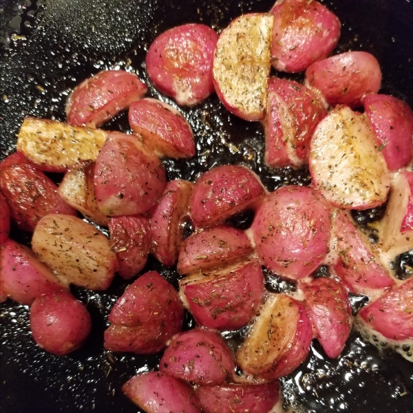 Sauteed Radishes