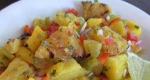 Grilled Pineapple Mango Salsa