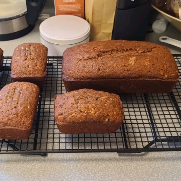 Coconut Pumpkin Nut Bread