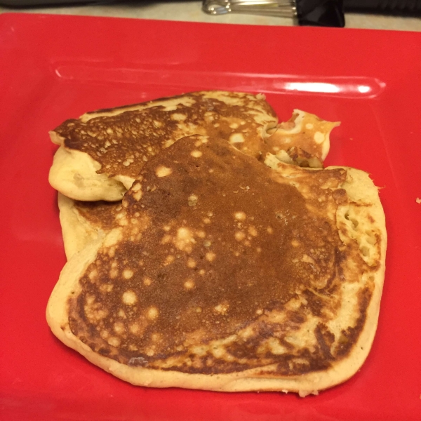 Light and Airy Peanut Butter Pancakes