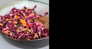 Red Cabbage Slaw with a Twist
