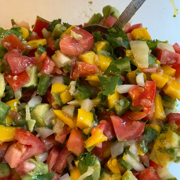 Avocado, Tomato and Mango Salsa