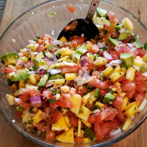 Avocado, Tomato and Mango Salsa