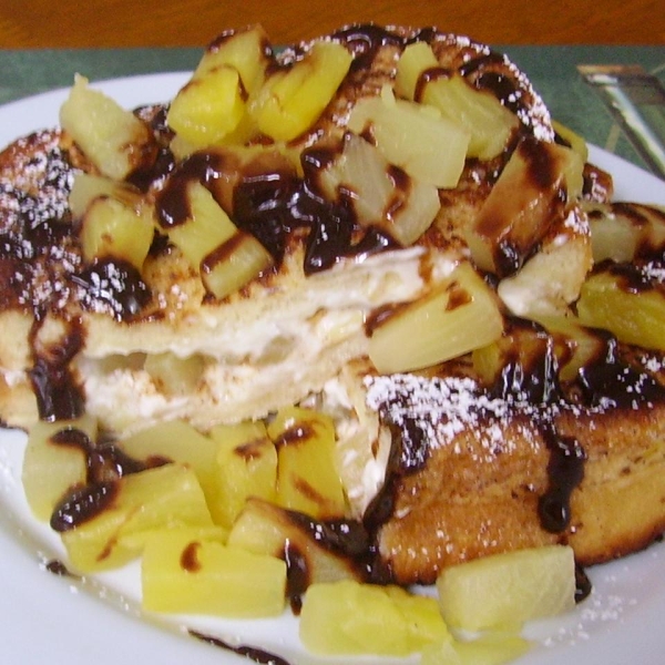 Pineapple-Stuffed French Toast