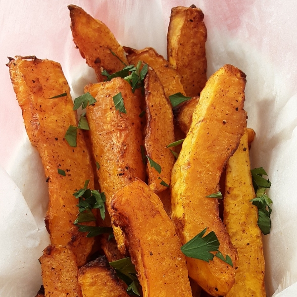 Chinese Five-Spice Air Fryer Butternut Squash Fries