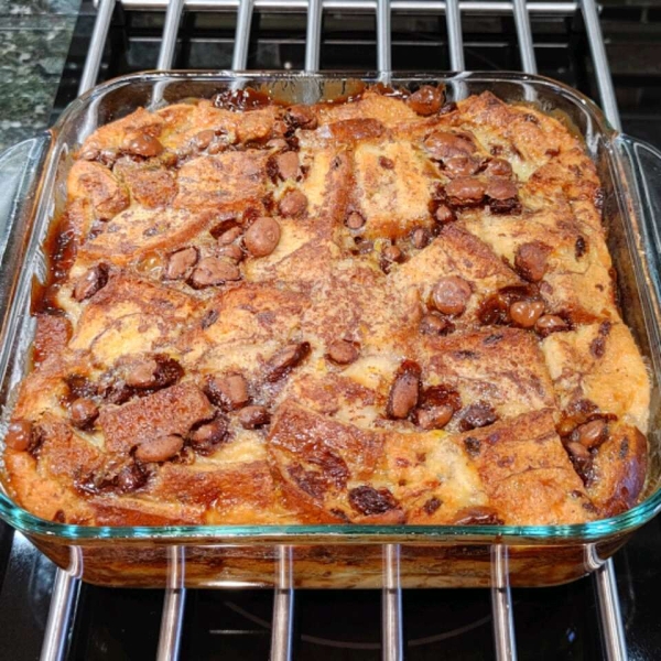 Easy Chocolate Cinnamon Bread Pudding