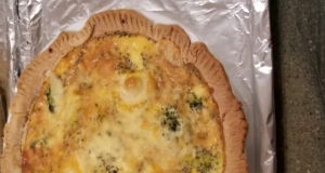 Broccoli and Cheddar Quiche