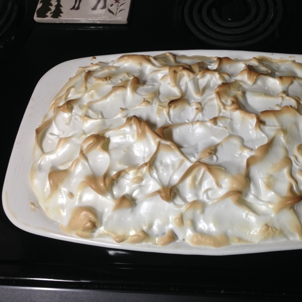 Banana Pudding with Meringue