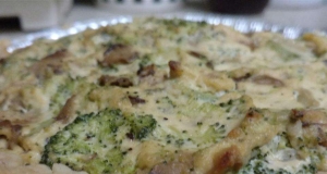 Tofu Quiche with Broccoli