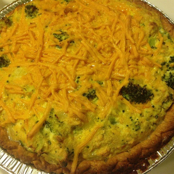 Tofu Quiche with Broccoli