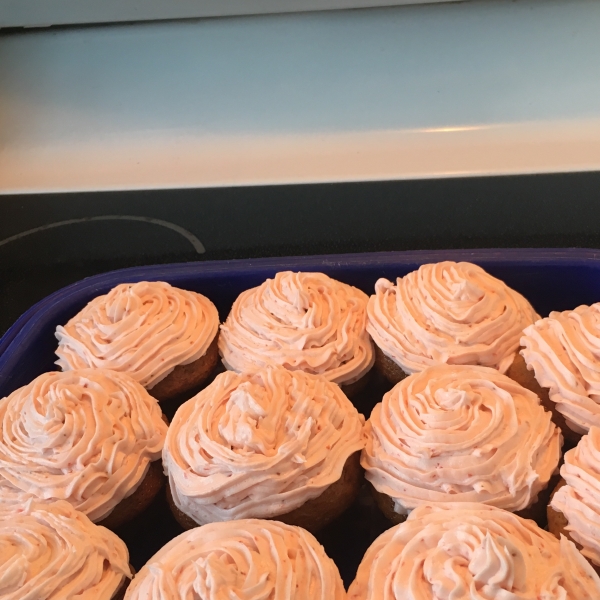 Light and Airy Strawberry Cupcakes