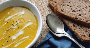 Blue Hubbard Squash Soup