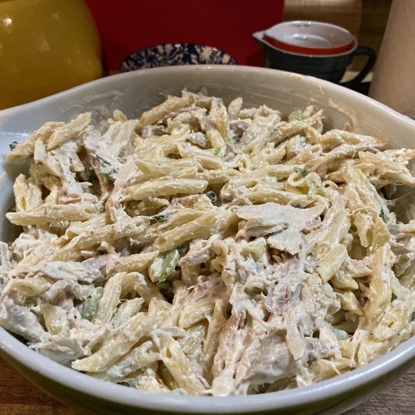 Dill Lemon Chicken Pasta Salad