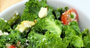 Roasted Asparagus and Kale Salad