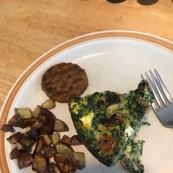 Spinach and Mushroom Frittata