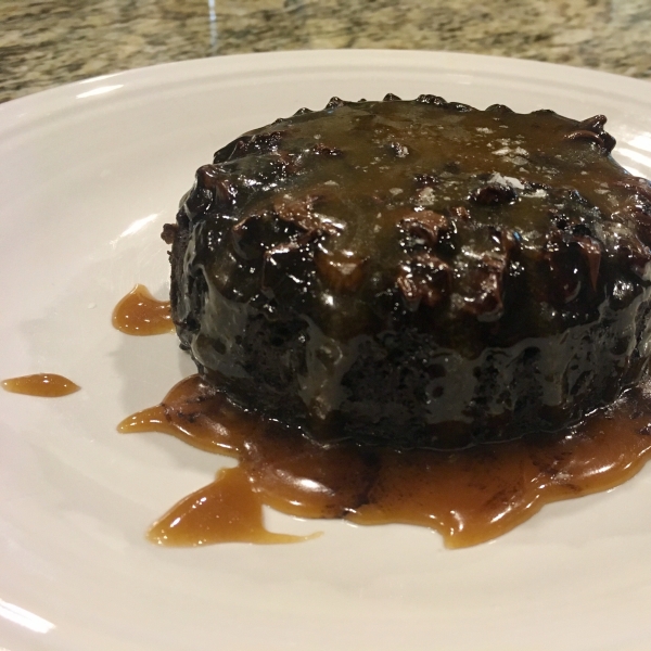 Mexican Chocolate/Salted Caramel Cake in a Mug