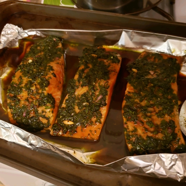 Anne's Fabulous Grilled Salmon