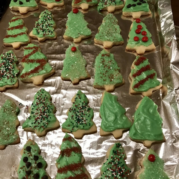 Christmas Tree Cookies