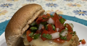 Mexican Turkey Burgers with Pico de Gallo