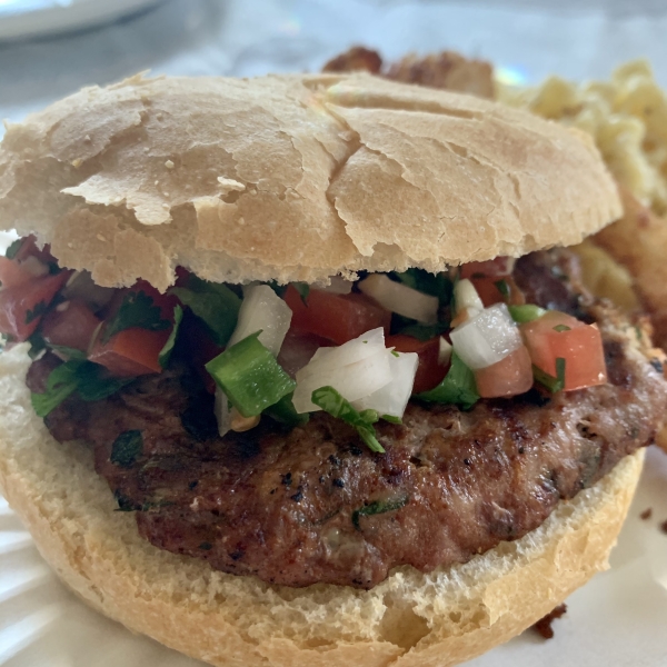 Mexican Turkey Burgers with Pico de Gallo